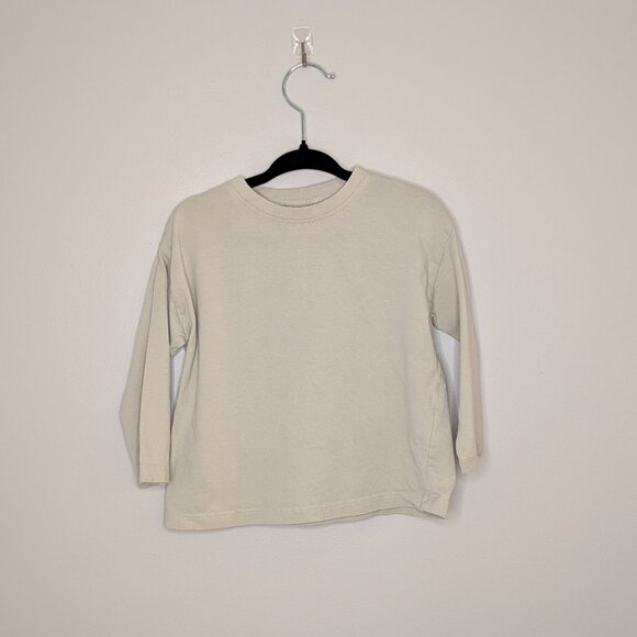 💚 2 for 20 💚 Zara Long-Sleeve Tee | 100% Cotton - Picture 1 of 3